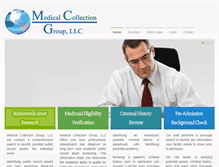 Tablet Screenshot of medicalcollections.com